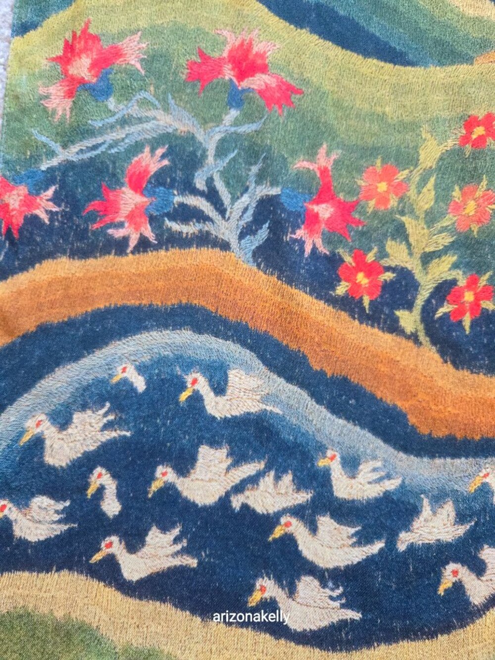 NWT The Met Modal Cashmere Scarf American Folk Art Museum - Picture 8 of 15